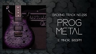 Video thumbnail of "Modern PROG METAL Backing Track in Em | BT-295"