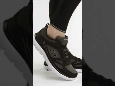 Чоловічі чорні кросівки Skechers South Rim 52812 BKW 5758 — комфорт та стиль з устілкою Memory Foam™