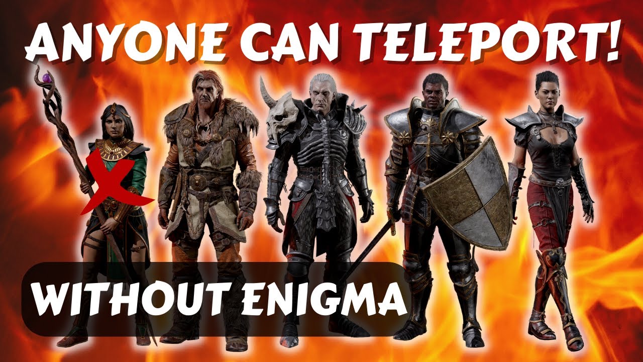Easy Ways to Teleport Without Enigma Diablo 2 Resurrected YouTube