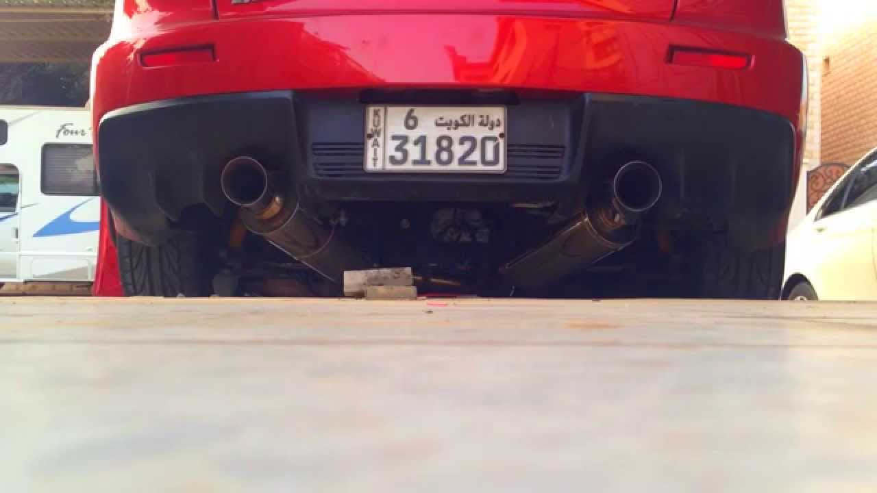 evo x x-force varex dual tip cat-back