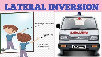 Lateral inversion | Light reflection and refraction class 10 | Reflection of light class 10 |