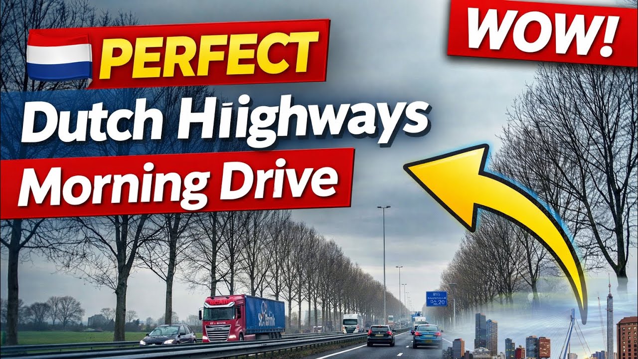 This Morning Drive Explains Why Netherlands Has the Best Highways 🇳🇱