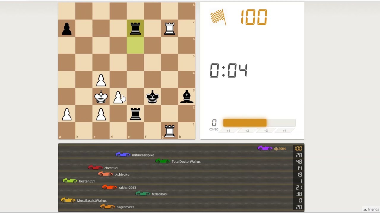 Lichess Puzzle Racer: Deixando a pista de corrida de Lado – Blog