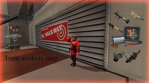 [TF2] Basic setup of the tr_walkway map for airshots training!Map in description!