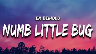 Em Beihold - Numb Little Bug (Lyrics) “do you ever get a little bit tired of life”