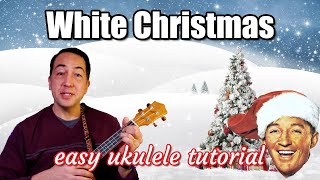 White Christmas ukulele play along for beginners and intermediates