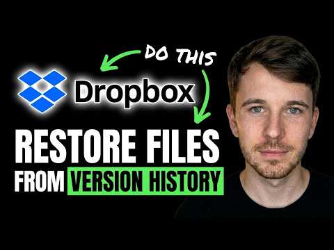 How to Restore Dropbox Files from Version History 2026 (Beginner Guide)