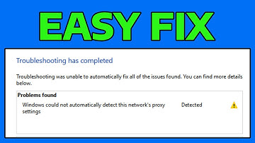 How To Fix Windows Could Not Automatically Detect This Network