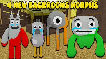 UPDATE - How To Get 4 NEW MORPHS in Backrooms Morphs - ROBLOX
