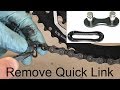 How to remove Shimano quick link