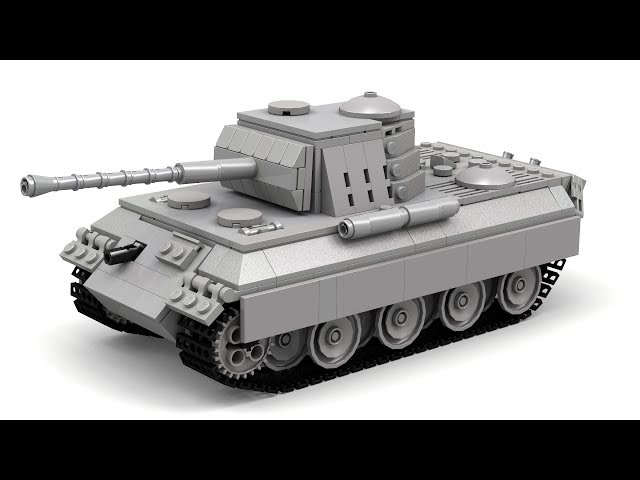 1/16 Scale RC LEGO Panther Tank Instructions With Working Gun