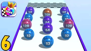 Ball Merge 2048 - All Max Levels Gameplay Android,iOS (Lvls 56-66) Walkthrough Part 6