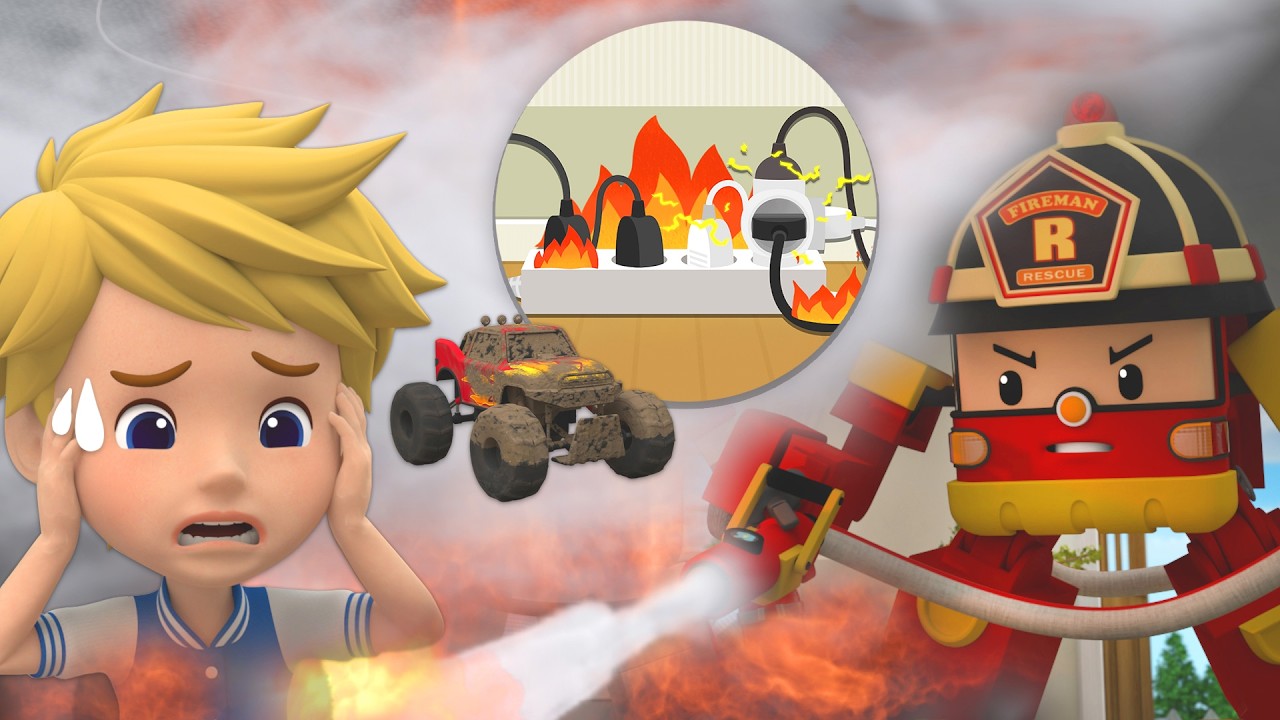 전기 장난감을 갖고 놀자│로보카폴리 생활안전 베스트🚑│슈퍼 몬스터 카│생활안전 시리즈│어린이 만화│로보카폴리 TV