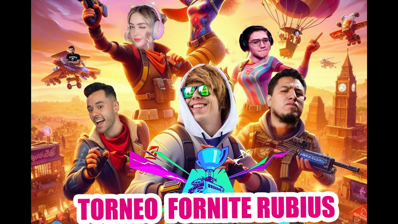 Épico Torneo de Fortnite con Rubius y Creadores Top | Mejores Momentos ...