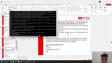 Lớp CCNA - Thực Hành Chương 10: Cấu Hình Extended Access List | Nguyễn Thanh Châu