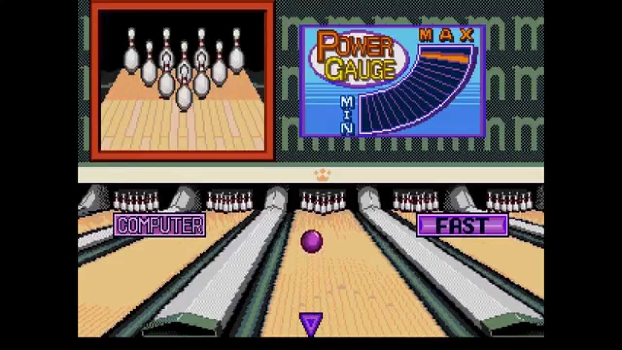 Championship Bowling (Sega Genesis) Gameplay YouTube