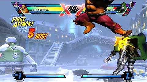 [UMVC3 Palette Swap Mod] Orange Hulk Combos