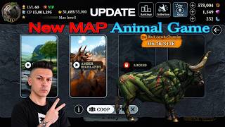 UPDATE New MAP👀 Amber Highlands on Animal Game And The Wolf screenshot 2