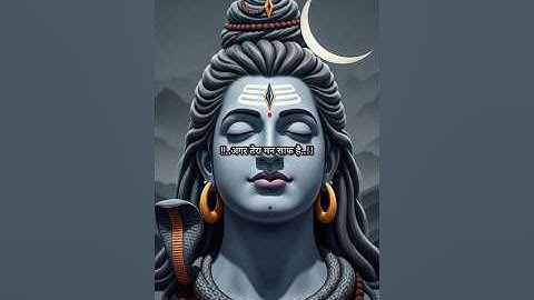 🥀अगर तेरा मन साफ है तो चिंता मत कर।🥀!! Mahadev status!! #mahadev #mahakal #shiv #bholenath #shorts