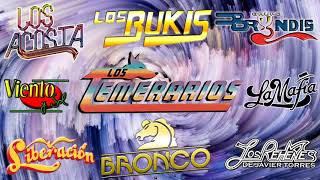 LOS TEMERARIOS, BRONCO, BRYNDIS, ACOSTA, REHENES, LA MAFIA -40 RECUERDOS DEL AYER GRUPERAS ROMANTICA