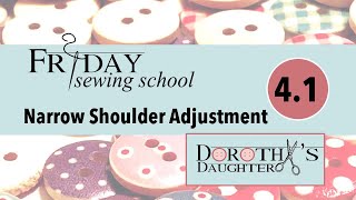 Narrow Shoulder Adjustment