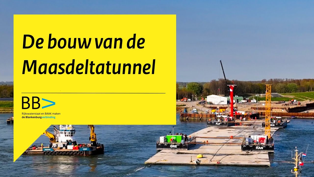 De bouw van de Maasdeltatunnel | Film