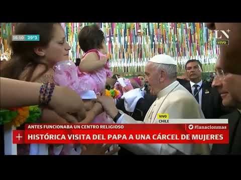 Chile: histórica visita del Papa a una cárcel de mujeres - Café de la Tarde