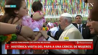 Chile: histórica visita del Papa a una cárcel de mujeres - Café de la Tarde