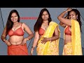 How Drape Yellow Flowers Saree | How to wear saree Light weight Saree | Saree Shoot Video