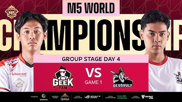 ENG M5 Group Stage Day 4  GEEK vs DEVU  Game 1