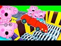 Reaktion Auf PEPPA PIG CAR Vs SHREDDER