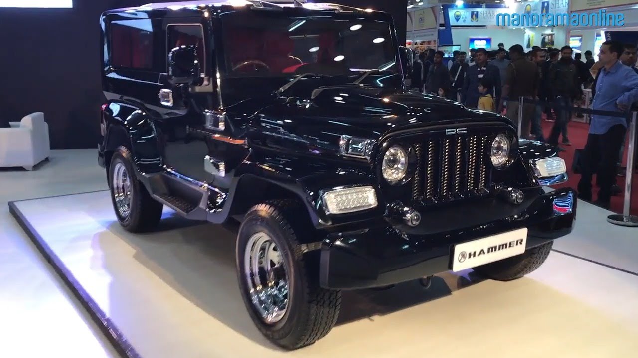 Auto Expo 2018 Mahindra Thar Customized By Dc Design Is Called Dc Hammer