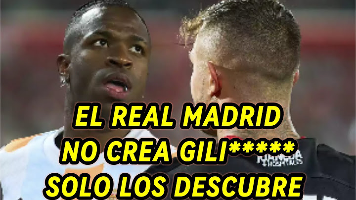 EL REAL MADRID NO CREA GILI***** SOLO LOS DESCUBRE. A VINI LE CAEN 2 PARTIDOS. JUGARÁ LA SUPERCOPA