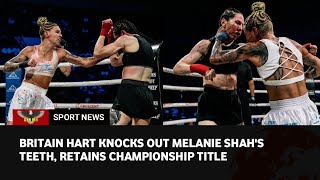 BKFC 51 Highlights: Britain Hart knocks out Melanie Shah's teeth, retains championship title