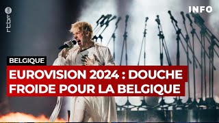 Eurovision 2024 : douche froide pour la Belgique  RTBF Info