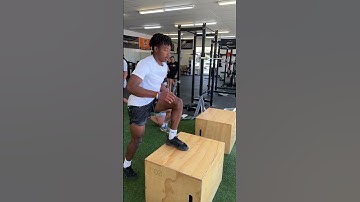 Kneeling single leg box jump | HansenAthletics.com