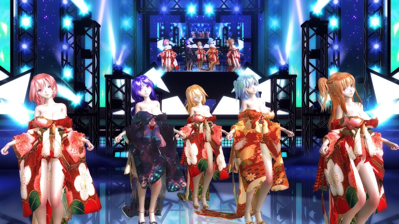 MMD 251227 気まぐれメルシィ Tda式改変 初音ミク 重音テト 紫音美菜