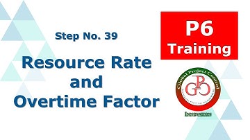 🔴 How the Resource Rate and Its Overtime Factor Work in Primavera P6