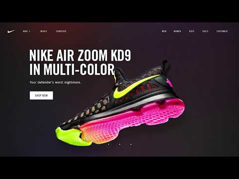 Nike KD9 Microsite Concept