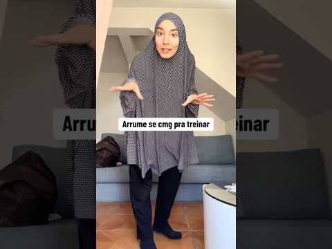 Oq vcs acharam do meu look? #academia #modamodesta #muculmana #treino #hijab