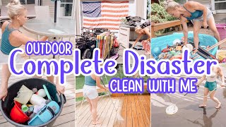 COMPLETE DISASTER CLEAN WITH ME // CLEANING MOTIVATION // DECLUTTERING // BECKY MOSS
