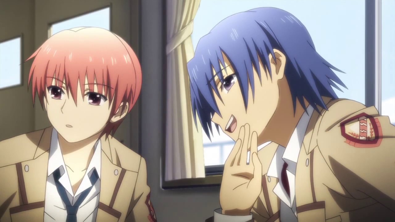 Angel Beats Episode 6 Classroom Scene Eng Youtube