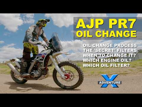 AJP PR7 oil change process - including the 2 'secret' mesh filters!︱Cross Training Adventure