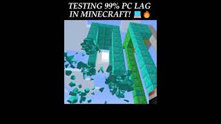 Testing Minecraft's Most LAGGY Physics Mod! 😱💻 #shorts #minecraft