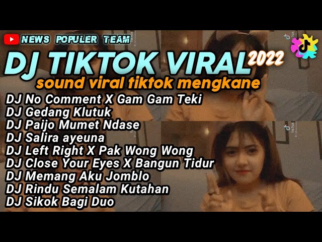 DJ TIKTOK VIRAL TERARU 2022 - DJ NO COMMENT X GAM GAM TEKI REMIX | SOUND VIRAL TIKTOK MENGKANE class=