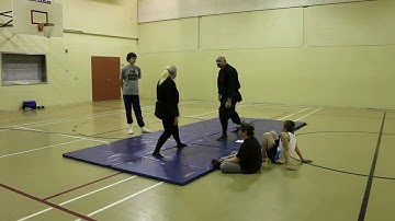 Bujinkan Ninjutsu, 6th Kyu, part 15 - 5 techniques using keri gaeshi #2