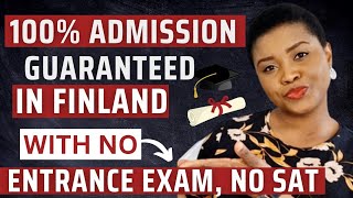 Study In Finland Without Entrance Exam || No SAT Test || Edunation Study Pathway