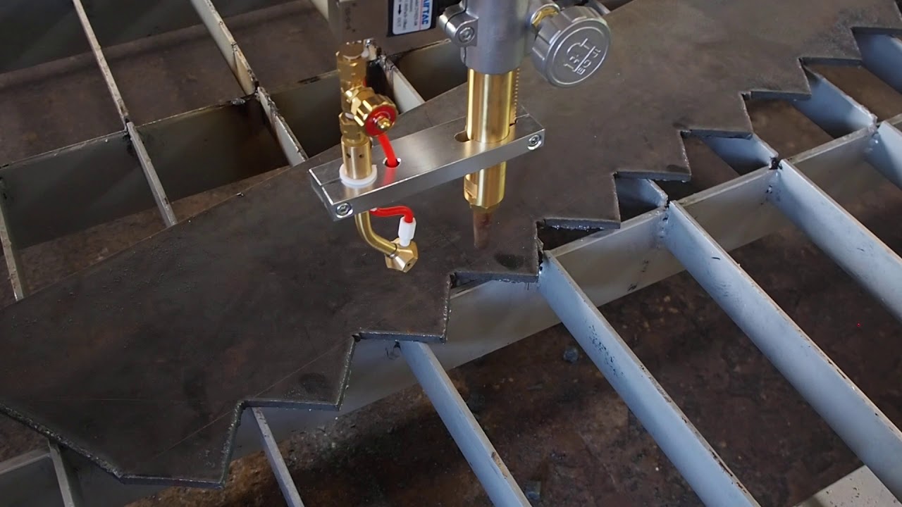 CNC Gas oxy fuel flame Cutting Test By SETE SIAM TECHNICAL ENGINEERING