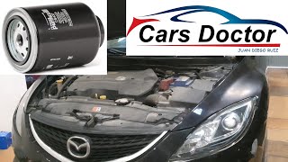 Mazda 6 Año 2008 Motor RF 2000 Diesel 103Kw 140cv Cambio de Filtro de combustible