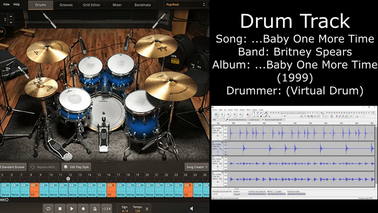 ...Baby One More Time (Britney Spears) • Drum Track